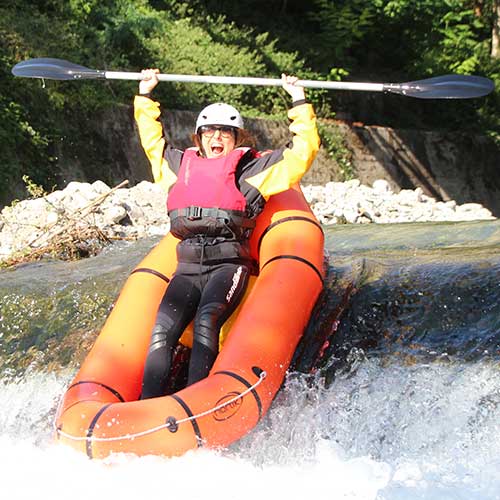 salvagente per fare rafting